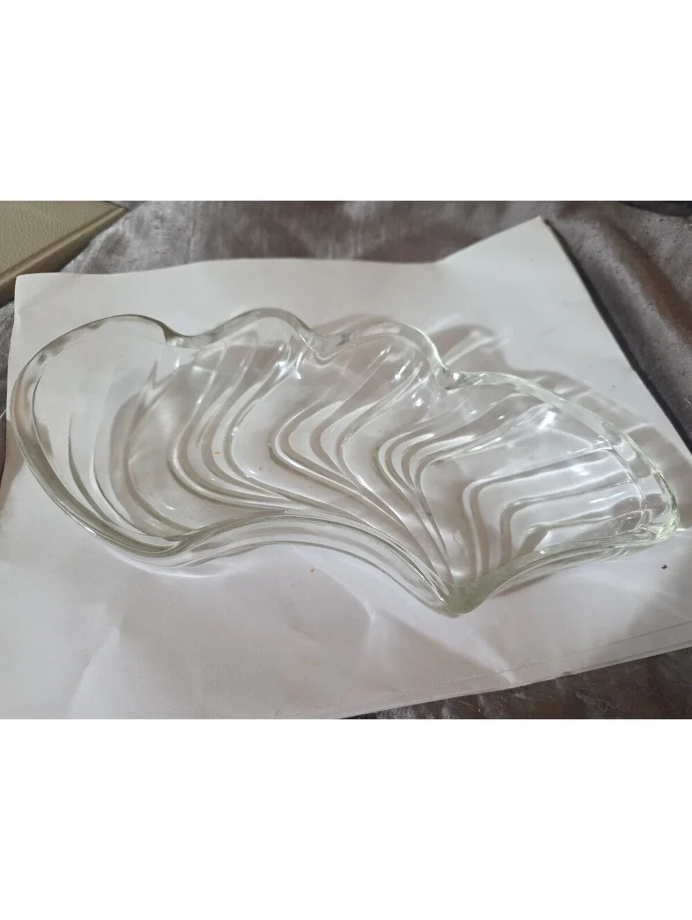 Vintage Mid Century Kromex Lazy Susan Glass Serving Tray Section Replacement